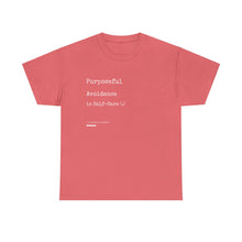 Load image into Gallery viewer, Purposeful Avoidance is Self-Care Unisex Heavy Cotton Tee
