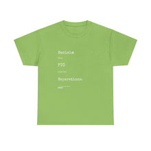 Load image into Gallery viewer, Reclaim Your PTO Like it&#39;s Reparations Unisex Heavy Cotton Tee Express Delivery available
